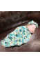 Borlai Baby-Stirnband-Set mit floralem Muster 2 Stück