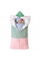 Camidy Baby Strick Schlafsack für Kinderwagen Wickel Verstellbare Schlaf Wickel Reißverschluss Decke für Neugeborene Windelwechsel Dicken Warmen Schlafsack für 0-6M Babys