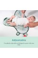 Cuddle Club Pucksack Baby 0-3 Monate und Älter – Anpassbarer Pucktuch Schlafsack aus Baumwollstoff für Neugeborene und Säuglinge – Schlafsack Baby