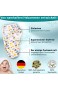 EMJA Premium Baby Pucksack 0-3 Monate - Einziges Pucktuch System Von Deutschen Hebammen Entwickelt - Einzige Puckdecke Mit Extra Weichem Stoff Und Reißverschluss - 4x Längere Schlafdauer