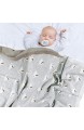 JxLinAAHH Baby-Decken gestrickt für Neugeborene Pucktuch Cartoon-Hase Kleinkinder Pograph-Requisiten 100 x 80 1 Stück 82W519