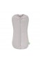 Lulando Snoozy Baby Decke Pucktuch Baby Für Neugeborene Swaddle Decke aus 100% Bio-Baumwolle 5-8 5kg Grau
