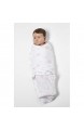 Meyco 331050 SwaddleMeyco Pucksack-Pucktuch M/L (4-6 Monate) DOTS Hellrosa-Weiss