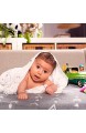 Mussole Baby-Wickeldecke aus Bambus 120 x 120 cm weich 3 Stück für Babys Geschenkidee für Babys Kinderwagen Babyschale