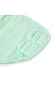 Original smileBaby Pucksack für Babys und Neugeborene Strampelsack in Grün M verstellbarer Klettverschluss