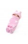 Schlafsack Baby Kuscheldecke Neugeborene Babydecke Warme Weiche Wickeldecke mit Kapuze Einschlagdecke Klettverschluss Pucksack Separate Beine Einschlagdecke Geburt Geschenk