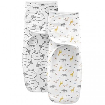 Simple Joys by Carter\'s Unisex Baby nursery-swaddling-blankets 2-pack Swaddle Blankets