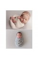 xzbnwuviei Wickeltuch für Neugeborene 38 x 170 cm Fotorequisiten für Neugeborene Decke Wickeltuch Schlafsack Hintergrund Fotoshooting-Zubehör
