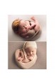 xzbnwuviei Wickeltuch für Neugeborene 38 x 170 cm Fotorequisiten für Neugeborene Decke Wickeltuch Schlafsack Hintergrund Fotoshooting-Zubehör