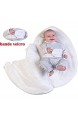 ZYEZI Baby-Schlafsack Wickeldecke universal Anti-Kick-Schlafsack Neugeborene warm für Bett Kinderwagen