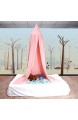 Fockety Bed Canopy Spielzelt Multicolor Crib Canopy aus weicher Baumwolle Kinderspielzelt Babybettwäsche Round Dome Bed Canopy Insektenschutz Dome Zeltzimmer Moskitonetz Vorhang für Kinder(Rosa)