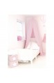 JaBaDaBaDo Betthimmel grau weiß oder rosa pastell Babybettausstattung Bettzubehör Babybett Kinderbett Deko auch als SPielzelt geeignet (Grau)