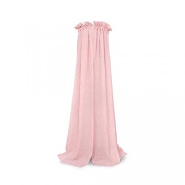 Jollein - Betthimmel VintageBlush Pink 155cm - Rosa Baldachin für Babys & Kinder - Himmel für Babybetten - Bett Schleier - Schlafzimmerdekoration - Moskitonetz