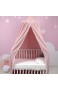 Uaugh Betthimmel Betthimmel zum Aufhängen Insektenschutz Kuppelzelt Raum für Kleinkinder (Pink)
