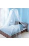 CJMM Betthimmel Baldachin Mückenschutz Insektenschutz netz für Doppelbetten Baby Kid Kinder daheim oder für die Reise Hohe 250cm (Weiß)