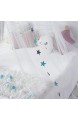 HLSUSAN Romantik Hängende Moskitonnetz Insektenschutz mit Sterndekorationen Baby Baldachin Betthimmel Kinder Babys Bett Kinder Prinzessin Spielzelte Tüll