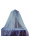 Ledyoung Moskitonetz Netze Moskitoschutz für Baby Kid Kinder Leuchtende Sterne Netze Bett Canopy Netting Outdoor Urlaub Reisen weiß (weiß)