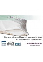 allsana Allergiker Matratzenbezug 140x200x30 cm Allergie Bettwäsche Anti Milben Encasing Milbenschutz für Hausstauballergiker