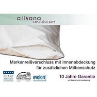 allsana Allergiker Matratzenbezug 200x200x24 cm Allergie Bettwäsche Anti Milben Encasing Milbenschutz für Hausstauballergiker