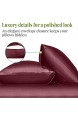 Bettlaken aus 100 % echtem Bambus seidig weich hypoallergen kühl und leicht 5-teiliges Hotel-Bettwäsche-Set elastische tiefe Tasche für eine gute Passform (geteilte King-Size-Größe Burgunderrot)