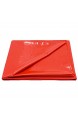ClearUmm Spannbettlaken PVC extra tief kühlendes Bettlaken King-Size Rot