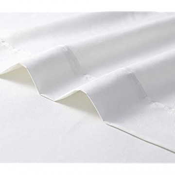 Comfort Beddings Bettlaken schwere Qualität Fadenzahl 600 100 % ägyptische Baumwolle Bettlaken für Doppelbett superweich hypoallergen Bettlaken (Doppelbett Weiß)