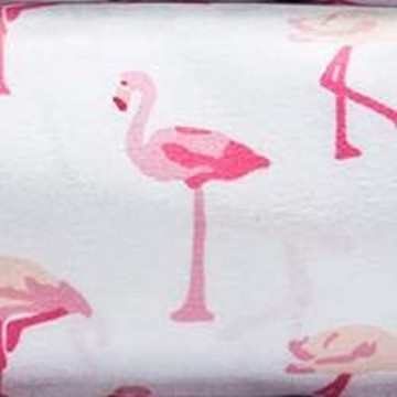 MALLARY BY MATTHEW Superweiche Kinder-Bettlaken 100 % Mikrofaser Flamingo Queen