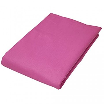 Qool24 Bettlaken 100% Baumwolle ohne Gummizug KATBE Betttuch Überwurf Haustuch 18 Farben und 4 Größen Pink 70x140 cm