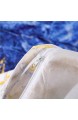 WHDJ Bettlaken-Set 3-teilig Bunte Bettwäsche-Sets mit atmungsaktivem Marmormuster Leicht zu reinigen ohne zu verblassen