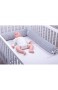 Amilian Bettschlange Nestchen Nestchenschlange für Kinderbett Bettumrandung Stoßstangen Kopfschutz für Baby Bettrolle 210 cm in vielen Designs erhältlich Muster: BOA 54