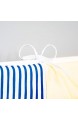 Amilian® Bettumrandung Nest Kopfschutz Nestchen 420x30cm 360x30cm 180x30 cm Bettnestchen Baby Kantenschutz Bettausstattung MIX A3 (420x30 cm)