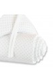 babybay Nestchen Piqué passend für Modell Maxi Boxspring und Comfort weiß Punkte perlgrau