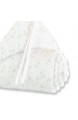 babybay Nestchen Piqué passend für Modell Maxi Boxspring und Comfort weiß Sterne perlgrau
