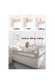 Bettgitter Baby-Bettgitter Vertikaler Lift Faltbarer Sicherheits-Hochbettschutz für Kleinkinder/Kinder/Kinder - Robust und Solid-6 Farbe 3 Größe Optional Baby Bettgitter