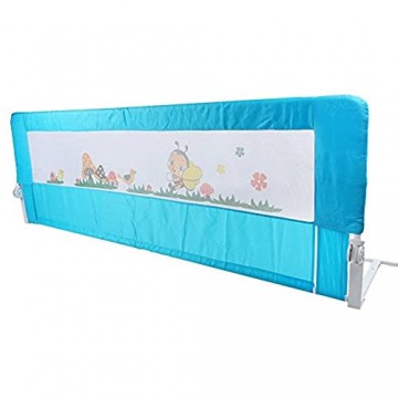 Bettgitter für Babys Einzelbett Sicherheits-Bettschutz für Kleinkinder tragbar faltbar Rausfallschutz Kleinkind Sicherheitsschutz für Kinder 180 x 64 cm