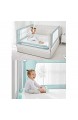 Kinder Bettgitter Sicherheitsbettlauf Baby Anti-Fall Bett Leitplanke Großbett Universal Baffle Green Einzelstück (Farbe: 150cm)