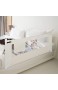 Klappbares Bettgitter (L:1.8M*H:68CM) | in Größen und Farbwahl | Bettschutzgitter Kinderbettgitter Babybettgitter Gitter Rausfallschutz