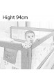 Kleinkind Bettgitter Schutz für Kinder Twin Double Full Size Queen & King Matratze - Bettgitter für Kleinkinder - Universal Fit für Slats & Boxspring - Kinder & Baby Bedrail (Size : 1.8m)