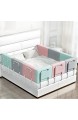 LICHUN Bettgitter Baby Foam Bed Bumper Pads Tragbarer Nachtschlafschutz for Zu Hause Passend for Reisebetten (Color : Gray Size : 60cm)