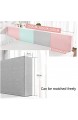 LICHUN Bettgitter Baby Foam Bed Bumper Pads Tragbarer Nachtschlafschutz for Zu Hause Passend for Reisebetten (Color : Gray Size : 60cm)
