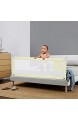 MorNon 200×68cm Bettgitter Bettschutzgitter Nachtzaun Fallschutz Safety Tragbar Verstellbar Infant Bettgitter für Kleinkinder Babys und Kinder