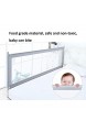 QFFL Bettgitter Bettgitter für Kleinkinder Babybettgitter-Schutz für Kinder Vertikale Hubklapp-Einzelbettgitter - 4 Größen Erhältlich Baby Bettgitter