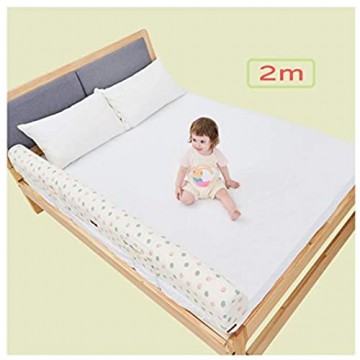 QIANDA-Bettgitter Bettschutzgitter Baby-Schutz Flexibel Sicherheit for Cabrio Kinderbett Länge 1 4m / 2m (Color : A Size : Length 2m)