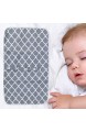Atmungsaktive Reinigung einfacher Komfortable Baby-Urinmatte Wickelbezüge für Mädchen und Jungen Wickeltischbezüge(Geometric gray)