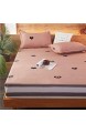 GmanXier Bed Cover，wasserdichte Spannbetttücher feuchtigkeitsbeständige Tagesdecke für Kinder Matratzenbezug einfacher Druck geeignet für EIN Doppelbett-E 135 * 200 cm