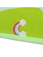 Jeteven Baby matratzenauflage wasserdicht 150x200cmcm- Wickelauflage-betteinlage-Inkontinenz-Matratzenauflage für Baby Kleinkind Erwachsene Grüner Bär