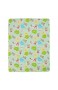 Jeteven Baby matratzenauflage wasserdicht 150x200cmcm- Wickelauflage-betteinlage-Inkontinenz-Matratzenauflage für Baby Kleinkind Erwachsene Grüner Bär