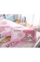 Pink Cartoon Kinder Eismatte Falten Waschbar Rutschfeste Dreiteilige Matte Größe 180 * 200Cm