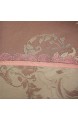 Rosa Pflanzendruck Silk Matte Falten Duschunterlage Dreiteilige Matte Größe 250 * 250 Cm