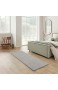 Carpet Studio Devotion Teppich Läufer 57x150cm Teppich Läufer für Schlafzimmer Esszimmer & Wohnzimmer Einfach zu Säubern Weiche Oberfläche Hochflorteppich - Silber